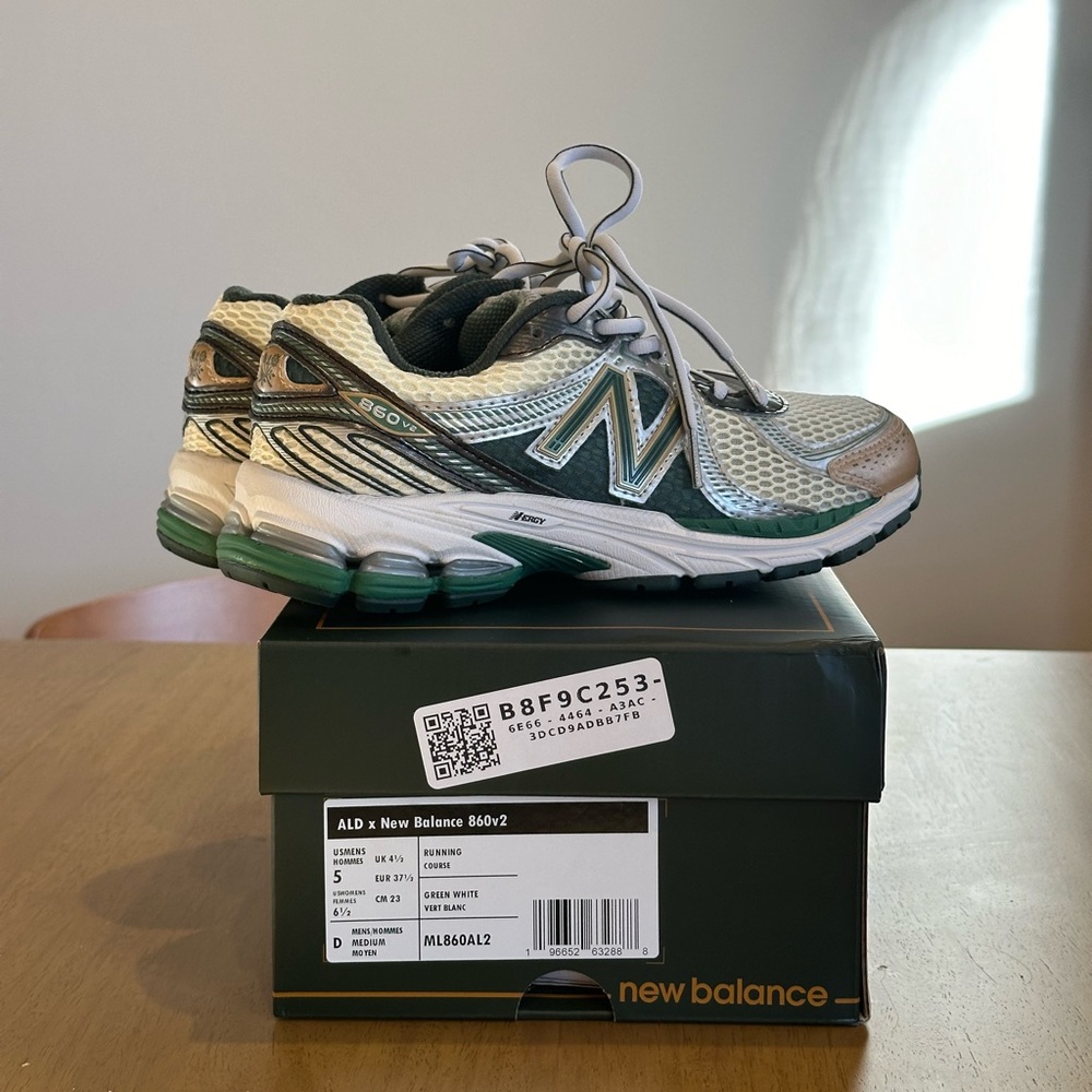 Aime Leon Dore x New Balance 860v2 Green Size 5, Like New - Picture 6 of 10